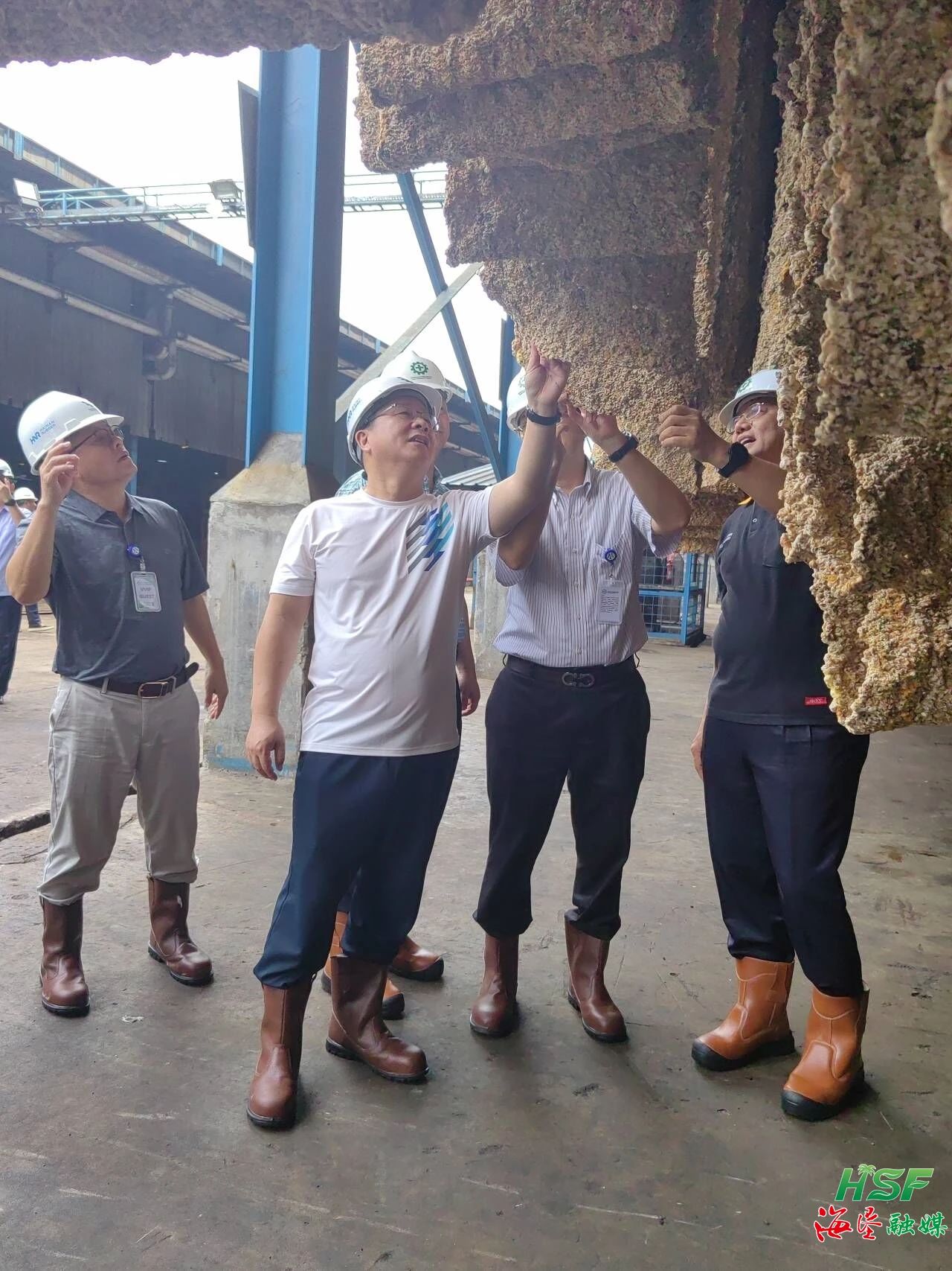 包洪文一行調(diào)研合盛農(nóng)業(yè)SGO加工廠。